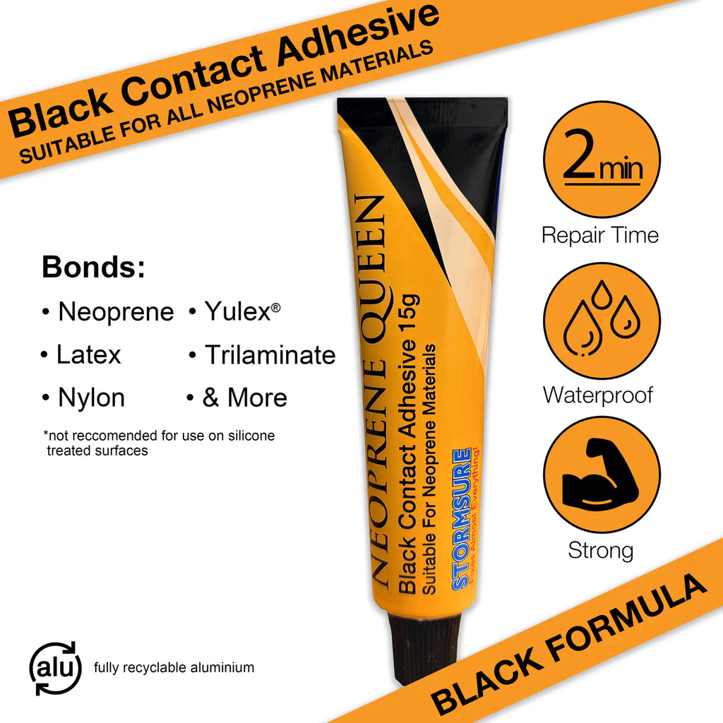 Neoprene Queen 15g Black Contact Adhesive image 1