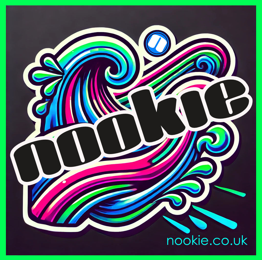Nookie Wave Sticker x3 image 0
